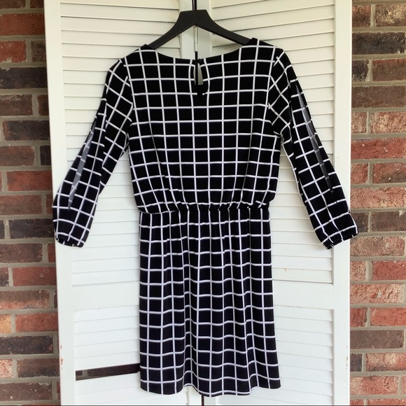Price Reduction! Charming Charlie Brand Black & White Dress Size S - Picture 2 of 6